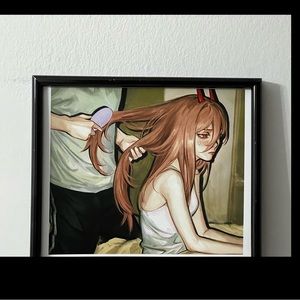 Chainsaw Man Power Anime Horror Art